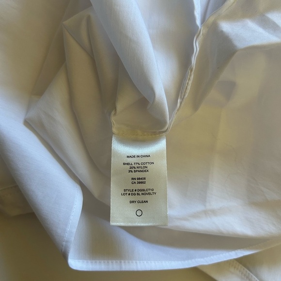 NWOT Dylan Gray White Sleeveless Tie-Front Top Size S - Picture 9 of 9